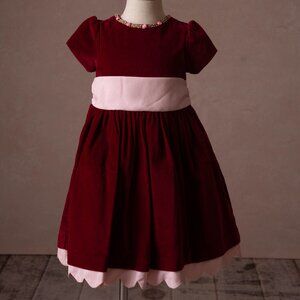 Laura Ashley Velvet Christmas Dress, Vintage 3T
